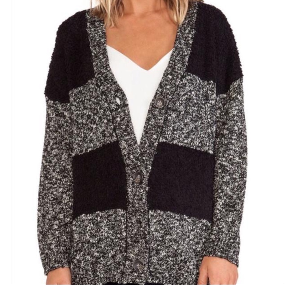 Sanctuary oversized Boule color block knit sweater - Picture 3 of 15